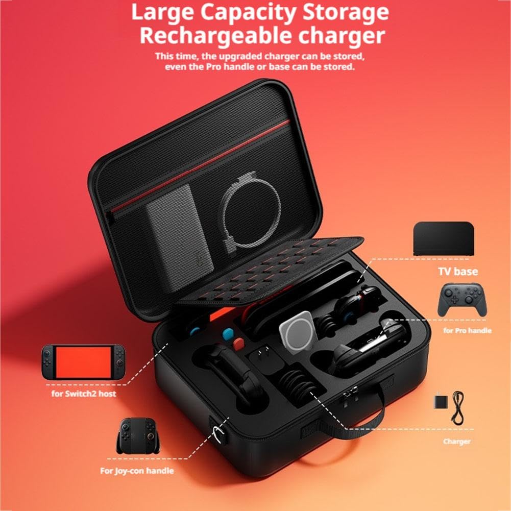 Amazon.co.jp: For Switch 2 Case持ち運びに便利なポータブル
